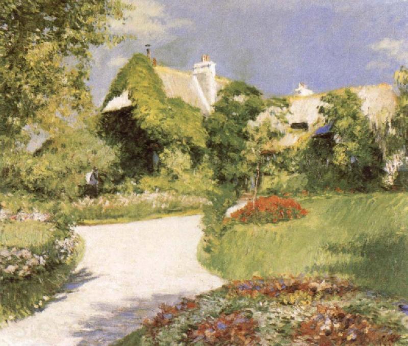 Gustave Caillebotte Farmhouse at Trouville